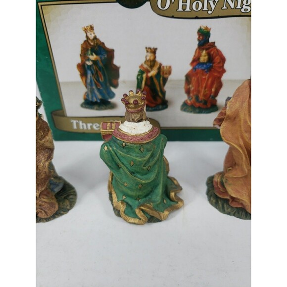 Vintage Kmart O' Holy Night THREE KINGS Figurines Trim A Home Original Box *READ - Picture 13 of 16